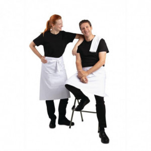 Tablier De Serveur Standard Blanc 1000 X 700 Mm - Whites Chefs Clothing - Fourniresto