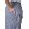 Pantaloni da cucina unisex Vegas a quadretti blu e bianchi - Taglia L - Whites Chefs Clothing - Fourniresto