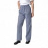 Pantaloni da cucina unisex Vegas a quadretti blu e bianchi - Taglia M - Whites Chefs Clothing - Fourniresto