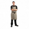 Grembiule Bavaglino Oliva in Policotone 711 x 965 mm - Whites Chefs Clothing - Fourniresto