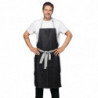 Grembiule Bavaglino Denim Nero Southside in Policotone 700 x 1000 mm - Whites Chefs Clothing - Fourniresto