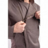 Giacca da cucina unisex con zip grigio grafite Hartford - Taglia S - Chef Works - Fourniresto