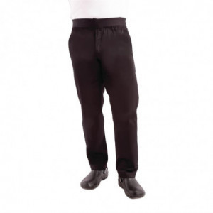 Pantalon Slim Noir pour Homme - Taille S - Chef Works - Fourniresto