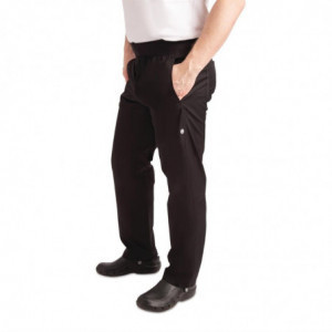 Black Slim Fit Pants for Men - Size XS - Chef Works - Fourniresto