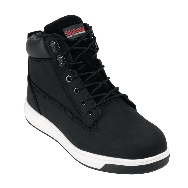 Chaussures de Sécurité Montantes en Cuir - Taille 43 - Slipbuster Footwear - Fourniresto