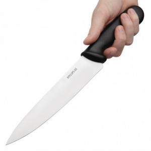 Coltello da cucina nero lama da 21,5 cm - Hygiplas - Fourniresto