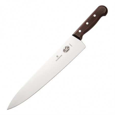 Coltello da cucina con manico in legno lama 25,5 cm - Victorinox - Fourniresto