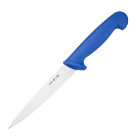 Coltello a filetto lama blu 15 cm - Hygiplas - Fourniresto