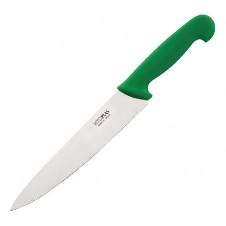 Coltello da cucina verde lama 21,5 cm - Hygiplas - Fourniresto