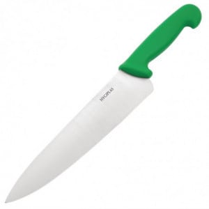 Coltello da cucina verde lama 25,5 cm - Hygiplas - Fourniresto