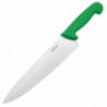 Coltello da cucina verde lama 25,5 cm - Hygiplas - Fourniresto