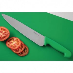 Coltello da cucina verde lama 25,5 cm - Hygiplas - Fourniresto