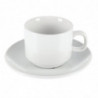 Tazza Impilabile Bianca Whiteware 200 Ml Ø 80 Mm - Lotto Di 12 - Olympia - Fourniresto