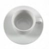 Stackable White Cup Whiteware 200 ml Ø 80 mm - Set of 12 - Olympia - Fourniresto
