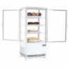 Vetrina Refrigerata Positiva Bianca 2 Porte Curve 86 L - Polar