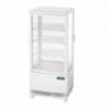 Vetrina Refrigerata Positiva Bianca 2 Porte Curve 86 L - Polar