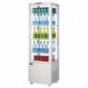 Vetrina Refrigerata Positiva Bianca Porta Curva 235 L - Polar