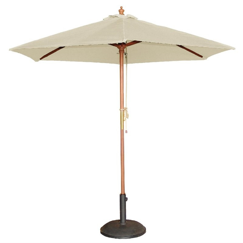 Umbrella Cream Round Ø 3 M - Bolero - Fourniresto