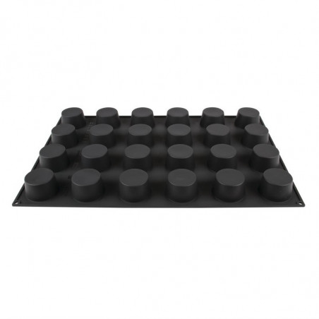 Stampo per dolci antiaderente in silicone 24 muffin Ø 75 mm - FourniResto - Fourniresto