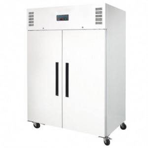 Armadio Frigorifero Positivo Bianco Gn 2/1 Doppia Porta 1200 L - Polar - Fourniresto