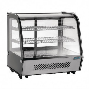 Vetrina refrigerata da banco nera 120 L - Polar - Fourniresto