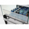 Vitrine Positive Libre Service En Inox 220 L - Polar - Fourniresto