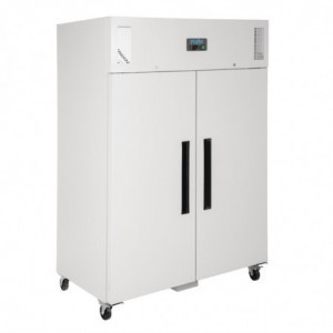 White Double Door 1200 L Negative Refrigerated Cabinet Gn 2/1 - Polar - Fourniresto