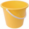 Seau Rond En Plastique Jaune 10 L - Jantex - Fourniresto