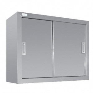 Stainless Steel Wall Cupboard 900 X 300 mm - Vogue - Fourniresto