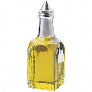 Bottiglia d'olio o aceto con coperchio 142 ml Ø 53 mm - Olympia - Fourniresto