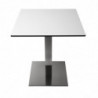 Pied De Table Carré En Inox 720 X 430 Mm - Bolero - Fourniresto