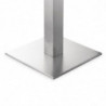 Piede Tavolo Quadrato In Acciaio Inox 720 X 430 Mm - Bolero - Fourniresto