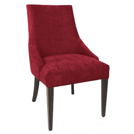 Chaise de Restauration Rouge Foncé Finesse - Lot de 2 - Bolero - Fourniresto