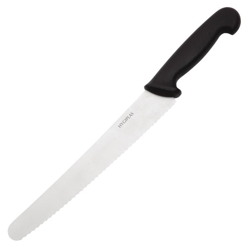 Coltello da pasticceria nero 25 cm - Hygiplas - Fourniresto