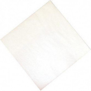 Tovagliolo di carta bianco a 2 strati 300 x 300 mm - Lotto da 1500 - FourniResto - Fourniresto