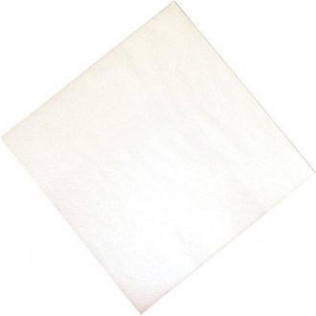 Tovagliolo di carta bianco a 2 strati 300 x 300 mm - Lotto da 1500 - FourniResto - Fourniresto