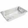 Rectangular Aluminum GN 1/1 9.6 L Tray - Set of 5 - Fiesta - Fourniresto