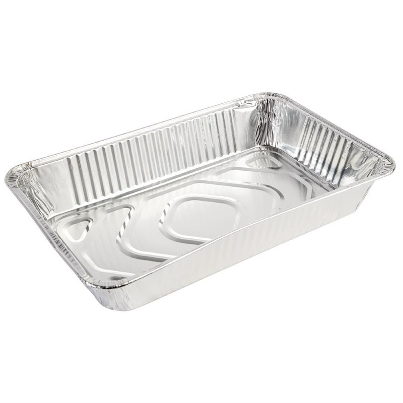 Plat Rectangulaire en Aluminium GN 1/2 3,6 L - Lot de 5 - Fiesta - Fourniresto