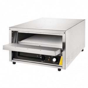 Forno per Pizza 45 cm con Pietra - 2000 W - Buffalo