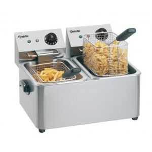 Friggitrice elettrica professionale SNACK II 2x4 L