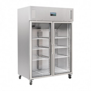 Vetrina refrigerata positiva GN 2/1 serie G 600 L - Polar - Fourniresto