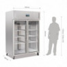 Vetrina refrigerata positiva GN 2/1 serie G 600 L - Polar - Fourniresto