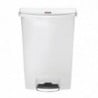 Cestino a pedale frontale Slim Jim StepOn bianco 90L - Rubbermaid - Fourniresto