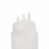 Flexible Transparent Bottle 3 nozzles 681ml - Vogue - Fourniresto