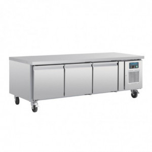 Sottobase Refrigerato Positivo GN 1/1 Serie U 3 porte 317L - Polar - Fourniresto