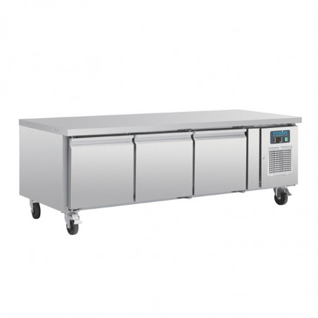 Sottobase Refrigerato Positivo GN 1/1 Serie U 3 porte 317L - Polar - Fourniresto