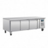 Sottobase Refrigerato Positivo GN 1/1 Serie U 3 porte 317L - Polar - Fourniresto