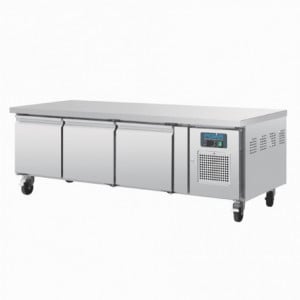 Sottobase Refrigerato Positivo GN 1/1 Serie U 3 porte 317L - Polar - Fourniresto