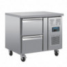 Refrigerated Table GN 1/1 Ventilated 2 Drawers Series U 124L - Polar - Fourniresto