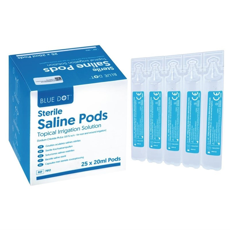 Gocce Oculari Saline Sterili 20ml Vendute per 25 - FourniResto - Fourniresto